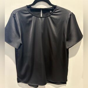 Banana Republic Black Relaxed Silky Tee